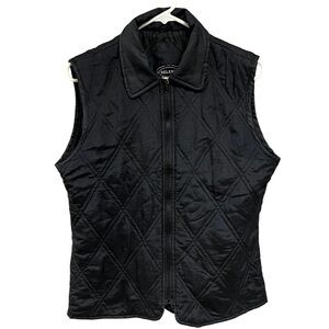 Vintage Selene Sport 100% Silk Full Zip Vest Size Large